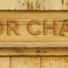 Carved wooden sign - Time for Change