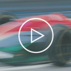 blurred motion image of a formula 1 race car